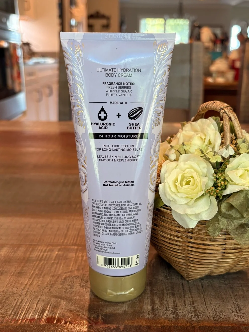 NEW Bath & Body Works WHIPPED BERRY MERINGUE Body Cream 8 OZ!